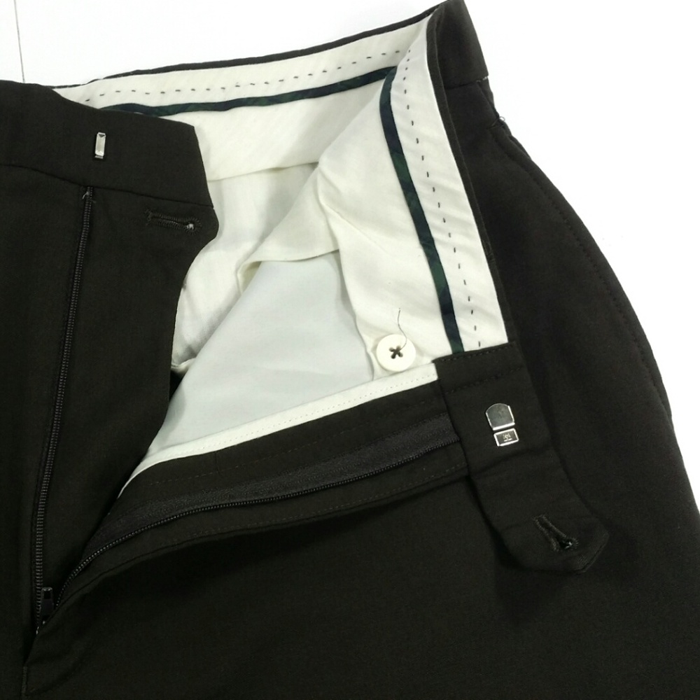 SALE! Ralph Lauren Brown Flat Front Pants 34 M410 - Picture 3 of 8